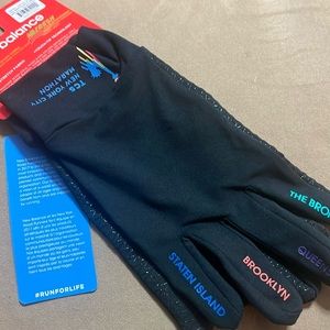 New balance TCS NYC Marathon winter running gloves size XL